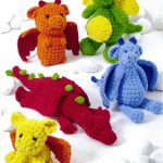 King Cole Crochet Dragons Pattern 9204