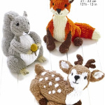 King Cole Crochet Woodland Wildlife Pattern 9212