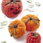King Cole Crochet Pumpkins Pattern 9219