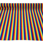 8mm Rainbow Stripe Polycotton