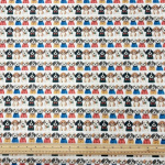Rows of Dogs Polycotton