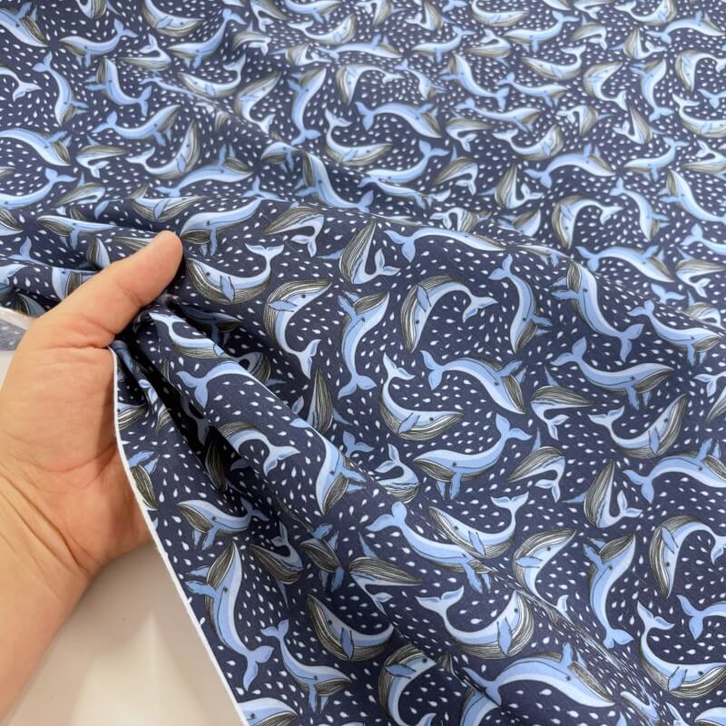 Image of Whale Tales Polycotton