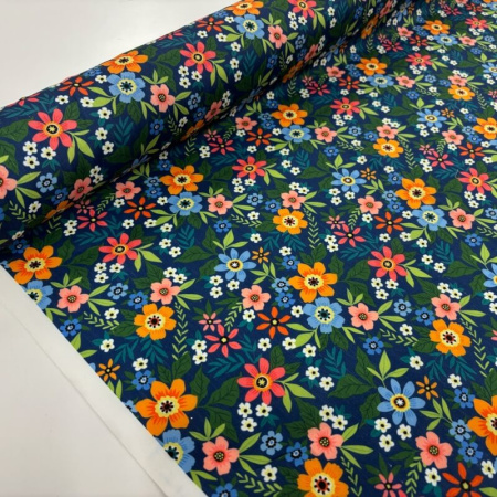 Flower Garden Polycotton