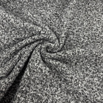 Black Marl Boucle Polyester Woollen