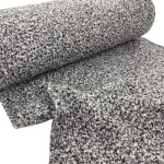 Black Marl Boucle Polyester Woollen