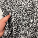 Black Marl Boucle Polyester Woollen