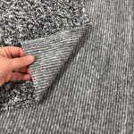Black Marl Boucle Polyester Woollen
