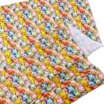 Colourful Fluffy Rabbits Polycotton