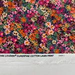 Cerise Garden Packed Cotton Lawn