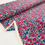 Pink and Purple Poppy and Daisy Cotton Lawn