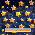 Night Sky Stars Cuddle Fleece