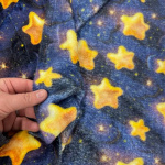 Night Sky Stars Cuddle Fleece