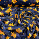 Night Sky Stars Cuddle Fleece