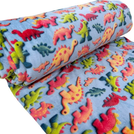 3D Dinosaurs Cuddle Fleece
