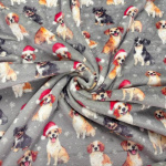 Christmas Dogs Cuddle Fleece