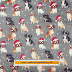 Christmas Dogs Cuddle Fleece