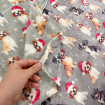 Christmas Dogs Cuddle Fleece