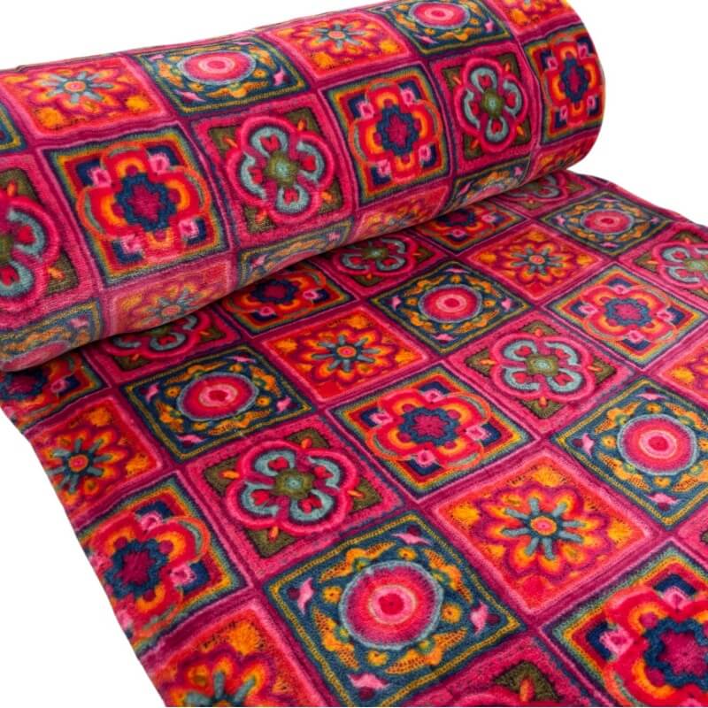 Image of Persian Tiles Cuddle Fleece