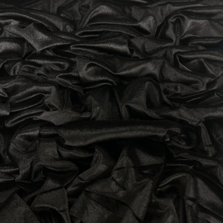 Black Stretch Velour