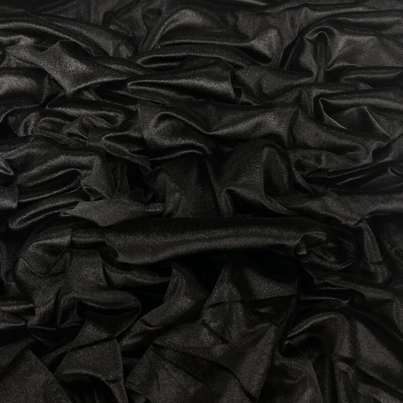 Image of Black Stretch Velour