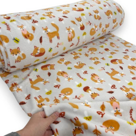Foxes Cuddle Fleece