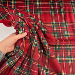 Willis Red Tartan Cuddle Fleece