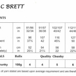 James C Brett Slipover Pattern JB1000