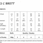 James C Brett Sweater Pattern JB1003