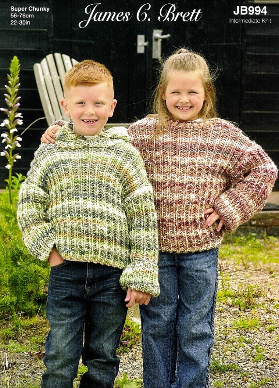Image of James C Brett Sweaters Pattern JB994