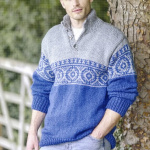 King Cole Men's Sweater Vest and Sweater Pattern 6414