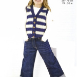 King Cole Slipover and Waistcoat Pattern 6335
