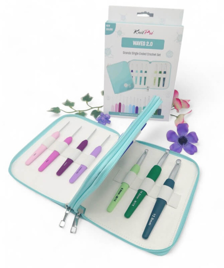 KnitPro Waves Grande 14 Hook Set Case