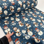 Christmas Snowman Polar Fleece