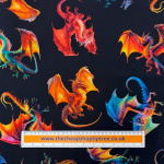 Dragon Song Flying Dragons Cotton
