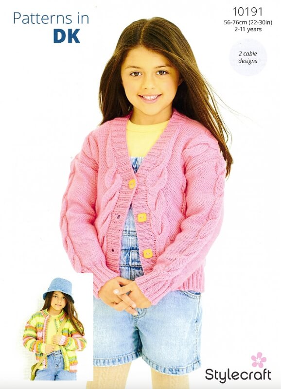 Image of Stylecraft Cardigans Pattern 10191