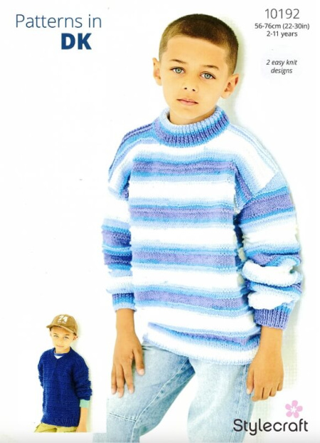 Stylecraft Sweaters Pattern 10192