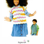 Stylecraft Crochet Sweater, Tank, Hat and Scarf Pattern 10197