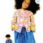 Stylecraft Crochet Hexagon Cardigan, Sweater and Scarf Pattern 10198