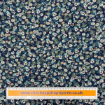 Moonlight Flowers Viscose Twill