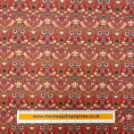 Strawberry Thief Red Polycotton