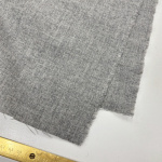 Grey Melange Poly Wool Suiting