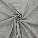 Grey Melange Poly Wool Suiting