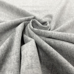 Grey Melange Poly Wool Suiting