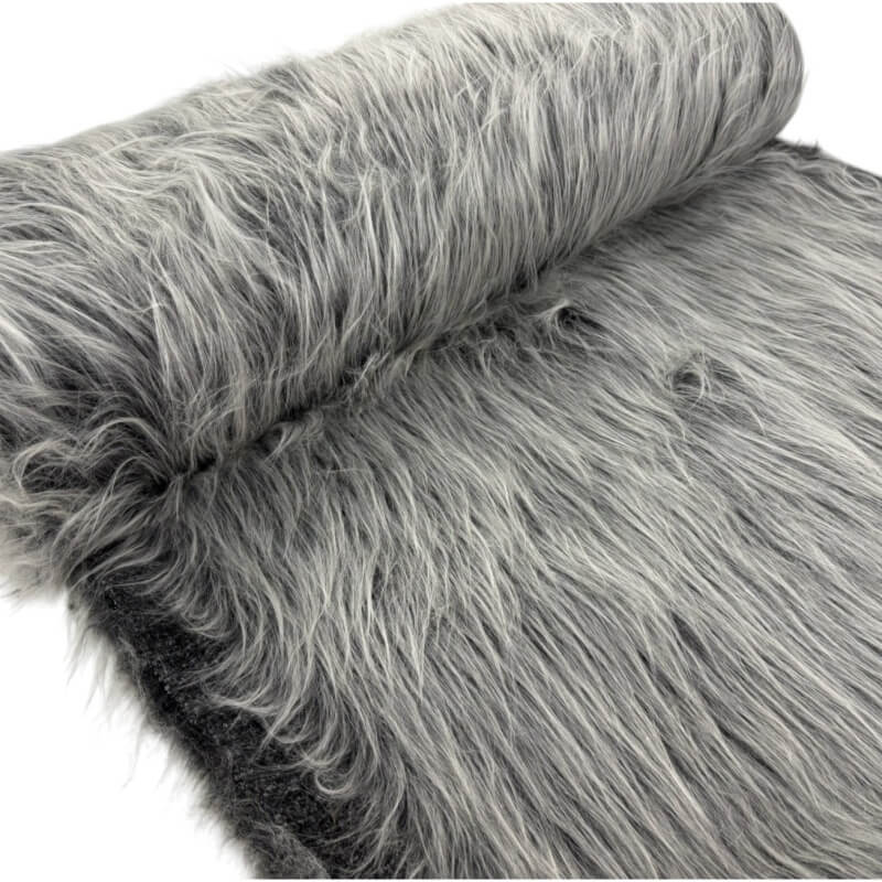 Image of Black Frost Long Pile Fur