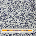 Blue Patterned Linen