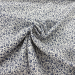 Blue Patterned Linen