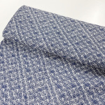 Blue Patterned Linen