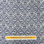 Blue Patterned Linen