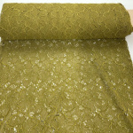 Olive Green Corded Lace