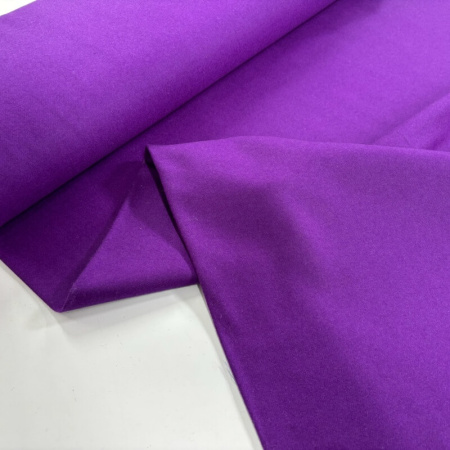 Bright Purple Plain Wool